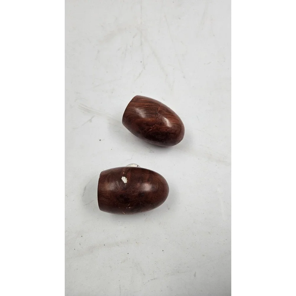 Vintage California Redwood Salt & Pepper Shakers 2